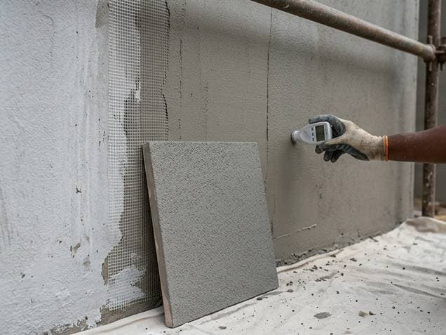 Stucco or elastomeric wall coating application with texture control