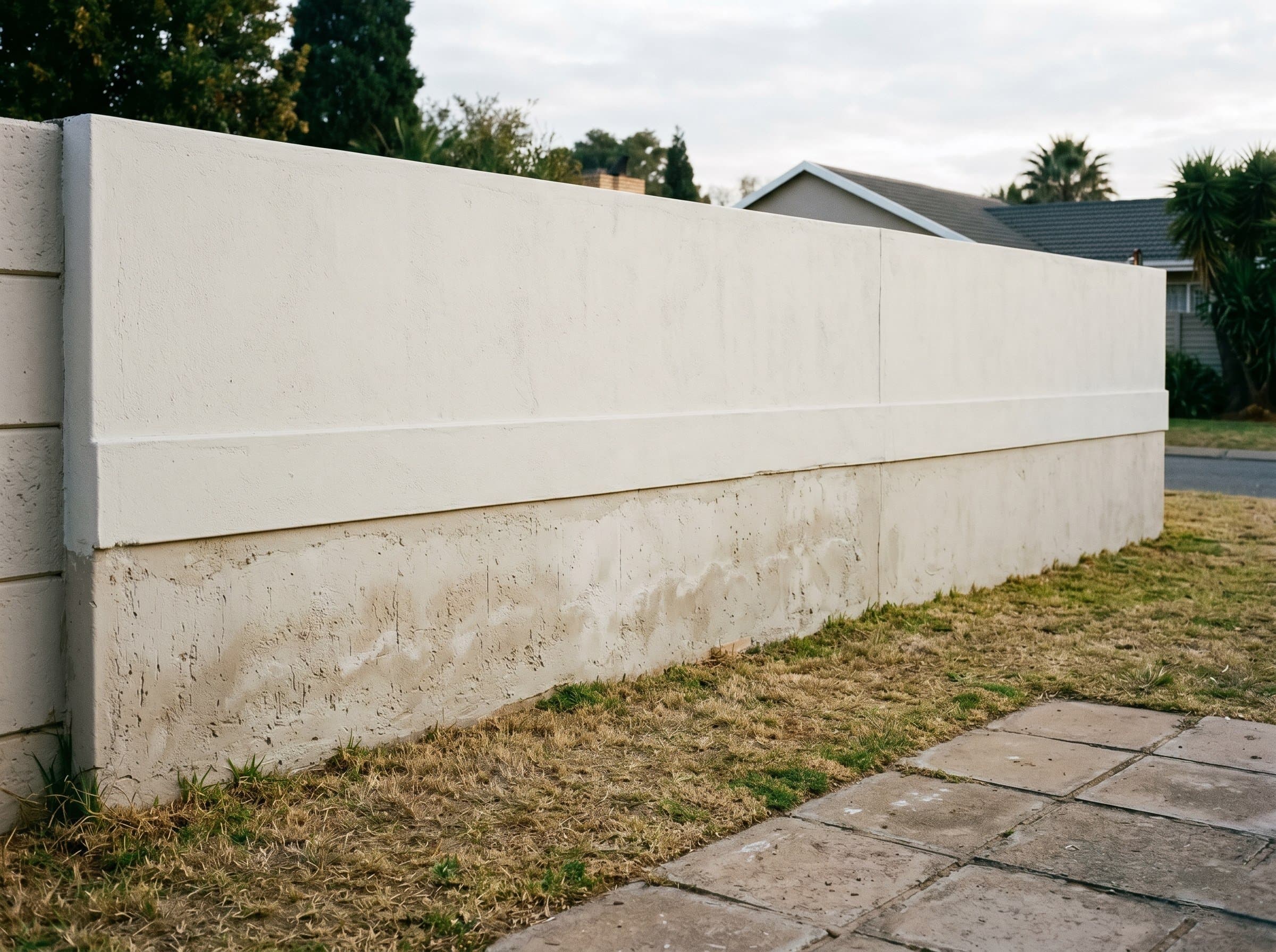 Chemical damp-proof course injection at bed joint level in Gauteng masonry