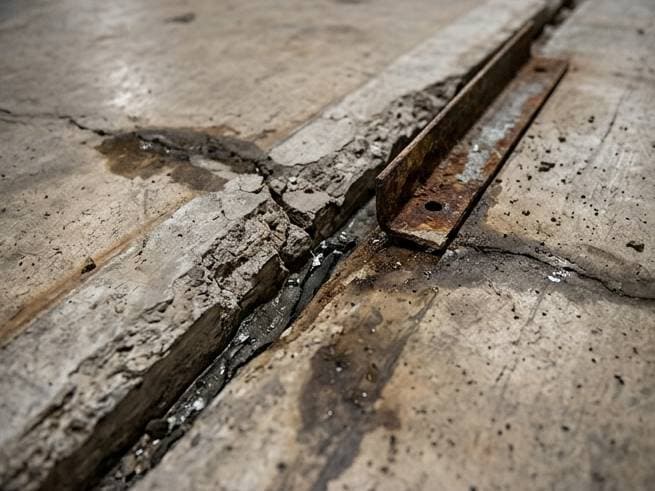 Parking deck joint and slab edge assessment before coating renewal