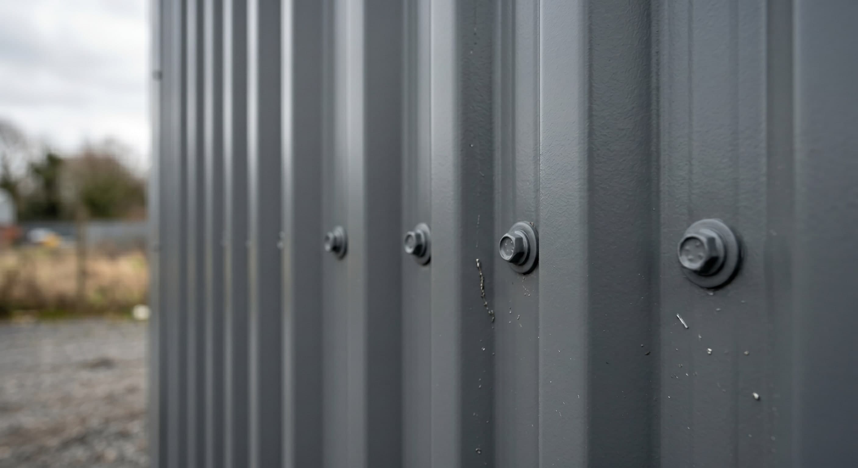 Completed interior coatings in an empty deep storage aisle in a Gauteng warehouse
