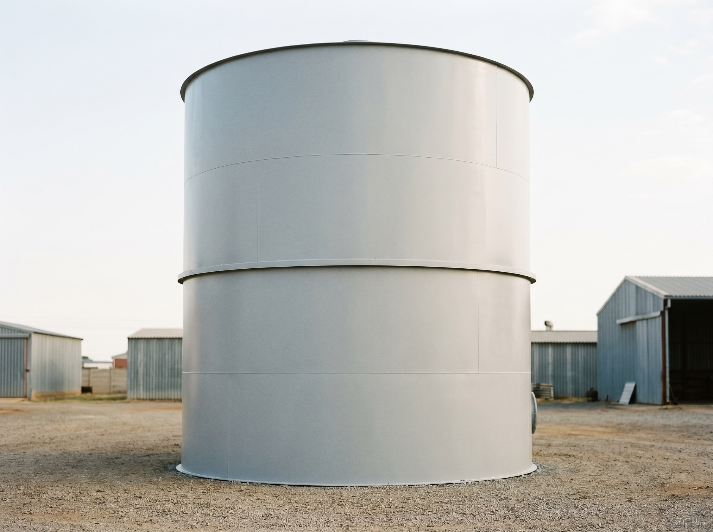 Close-up of corrosion protection at a column base plate in Gauteng