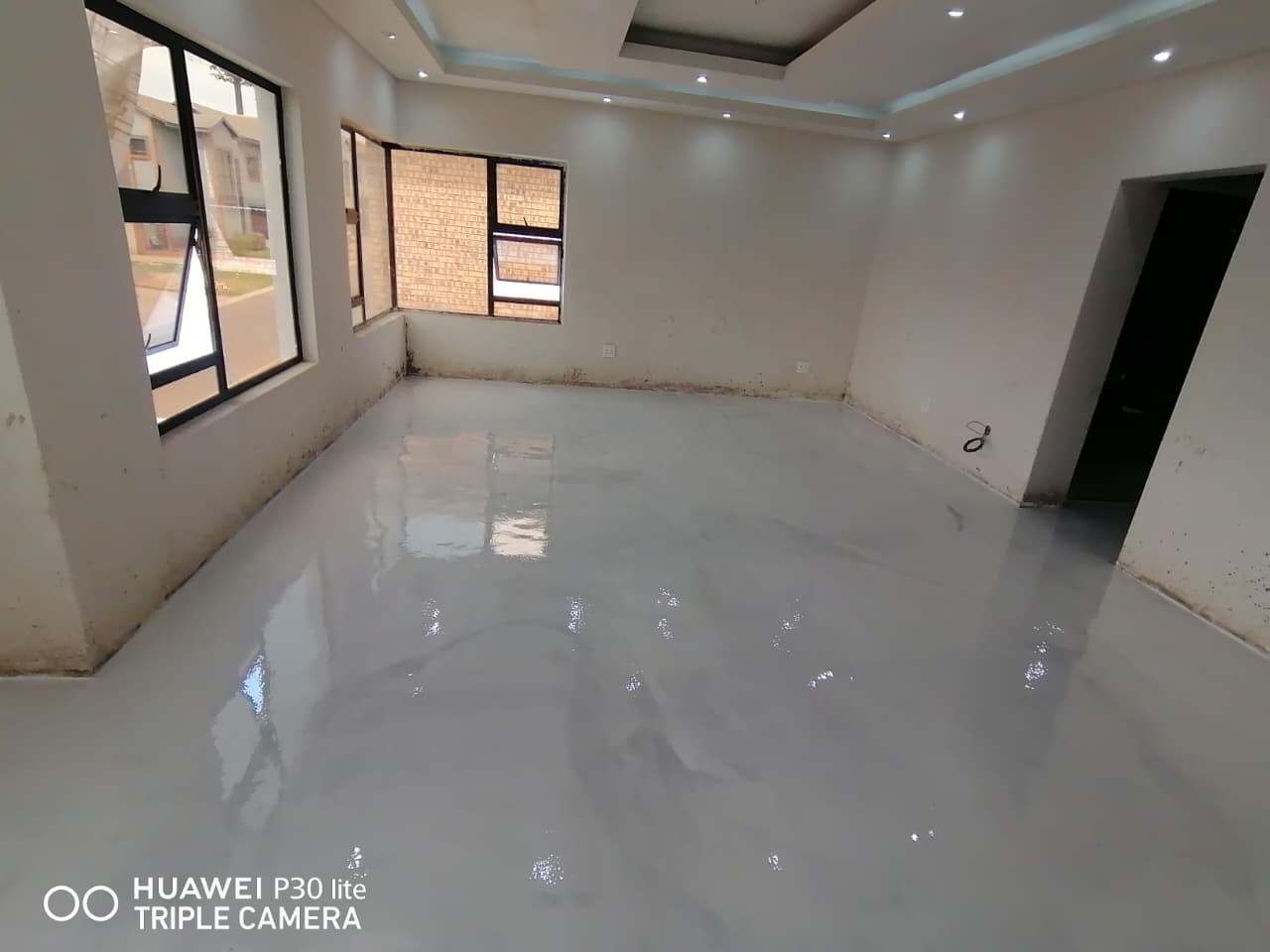 Basement negative-side crystalline tanking in a West Rand property