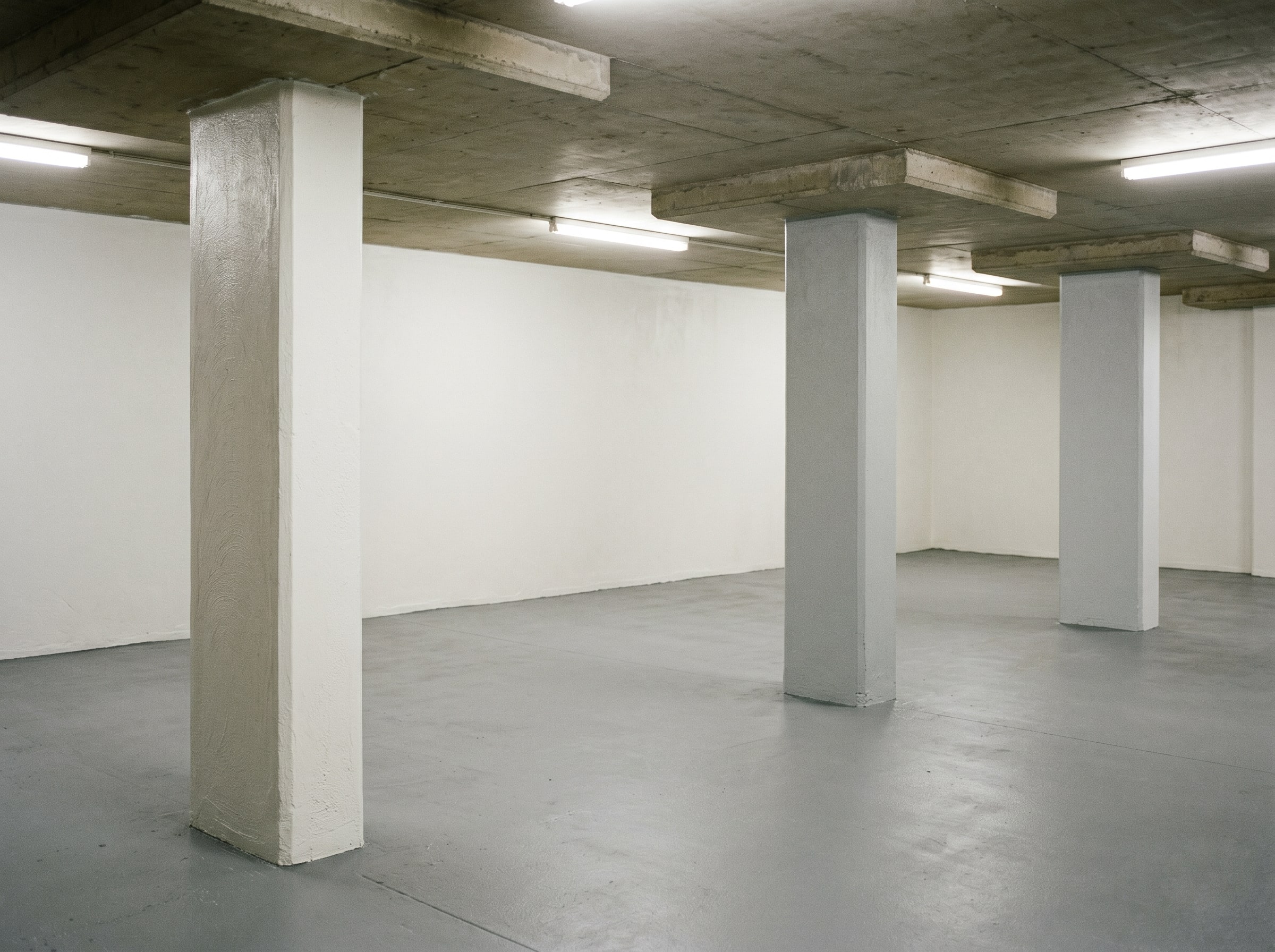 Completed parking deck coatings on a larger shopping centre level in Gauteng